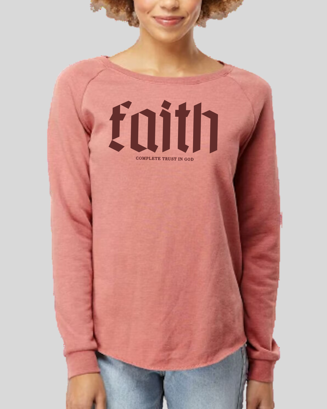 Her Faith in God Crewneck
