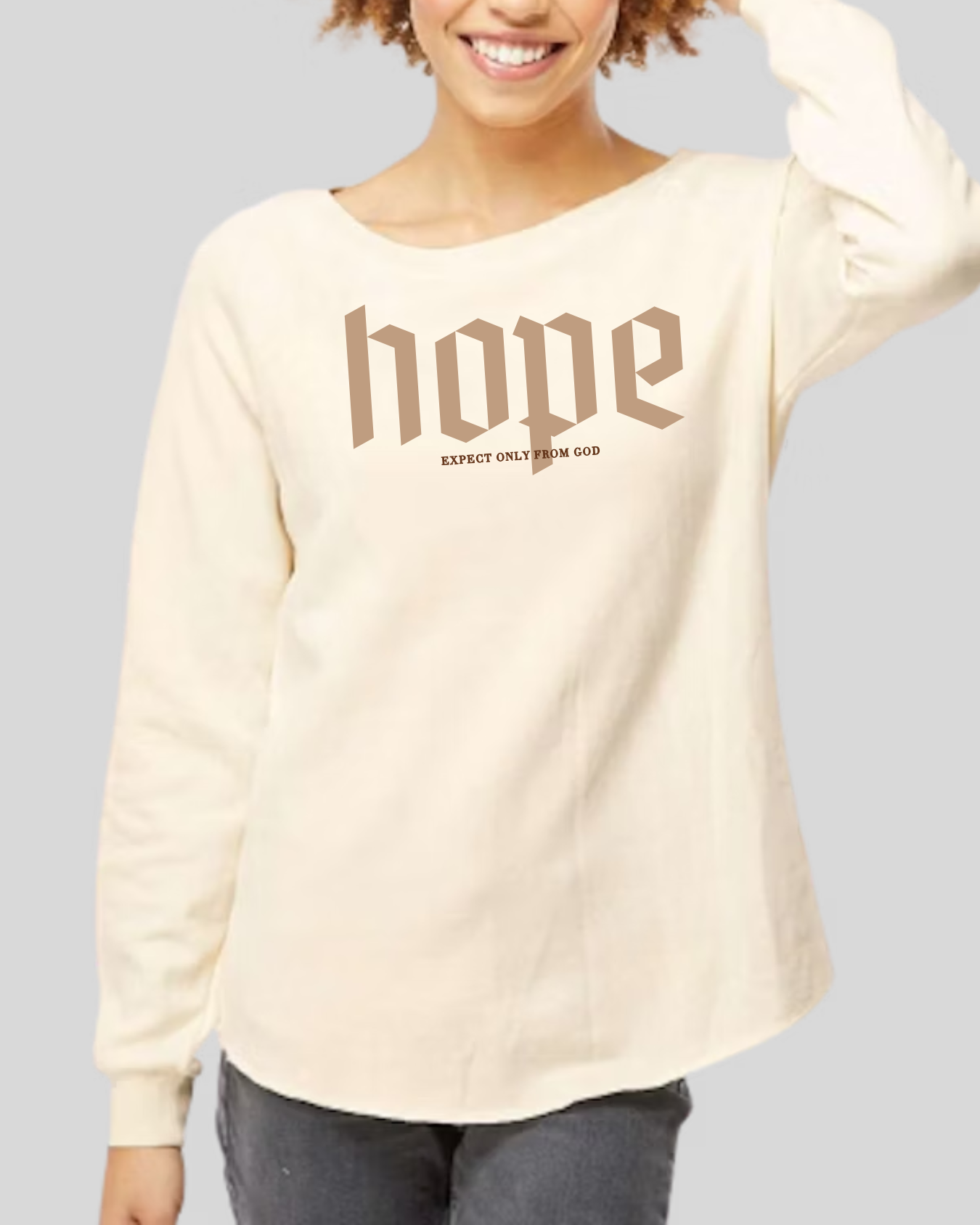 Her Hope in God Crewneck