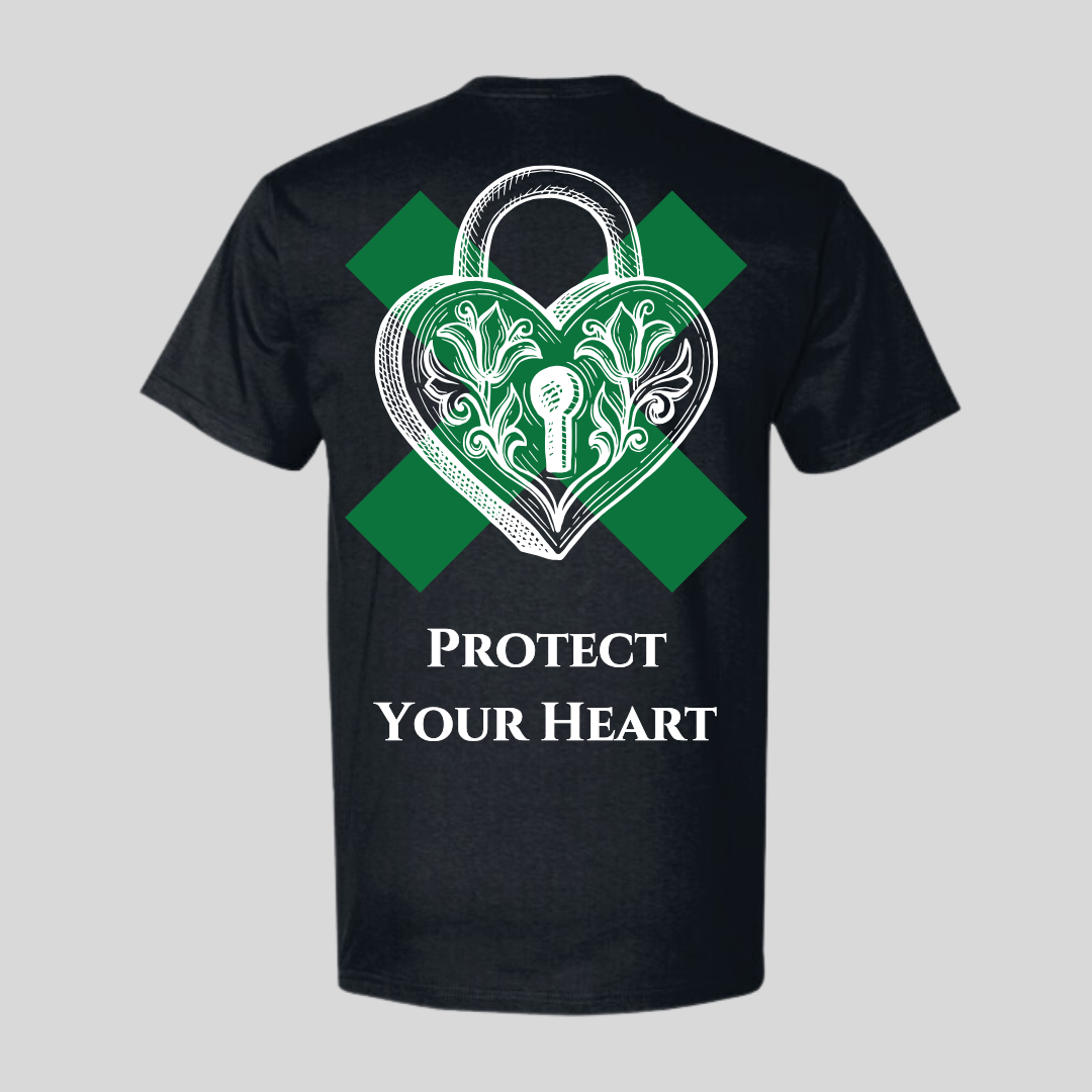 Protect Your Heart Black Tee